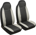 GIANT PANDA Front Car Bucket Seat Covers - Leather Look Protection