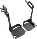 Economy Footrest for Wheelchairs with Composite Footplates