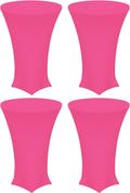 Highboy Spandex Tablecloth 32 x 43 - Perfect Fit for Bar Parties! (Pink)
