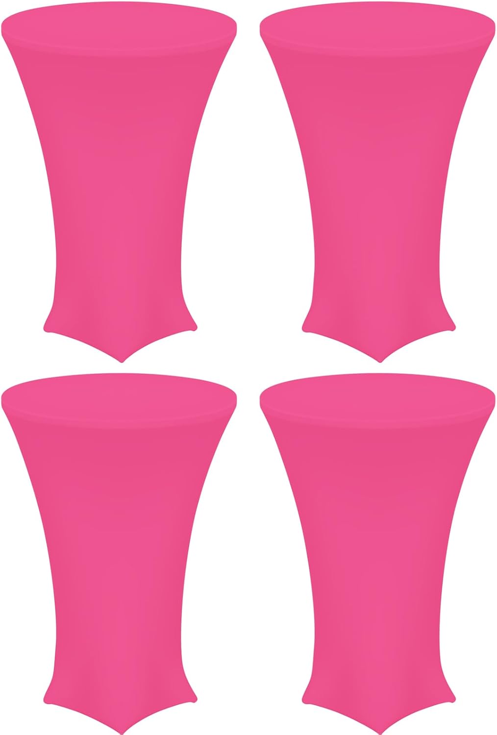 Highboy Spandex Tablecloth 32 x 43 - Perfect Fit for Bar Parties! (Pink)