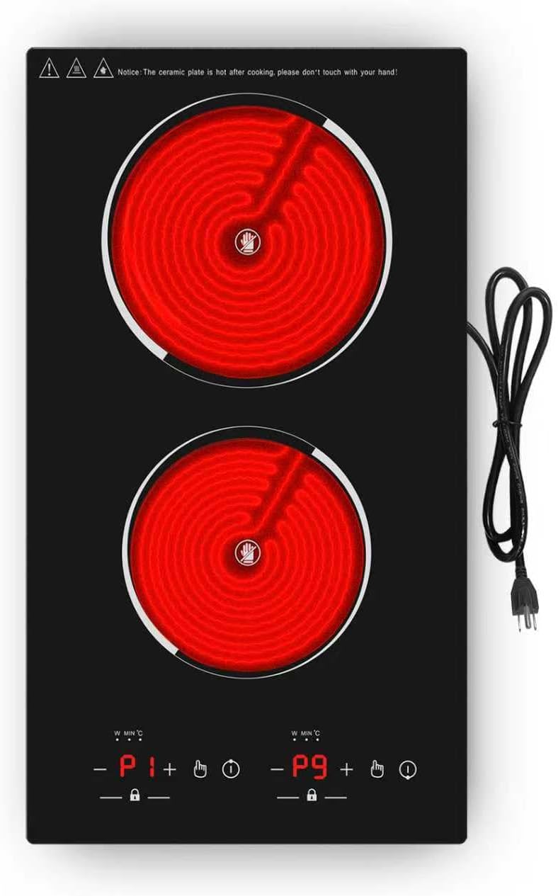 VBGK Electric Cooktop 12 Inch Built-in Radiant Stove Top