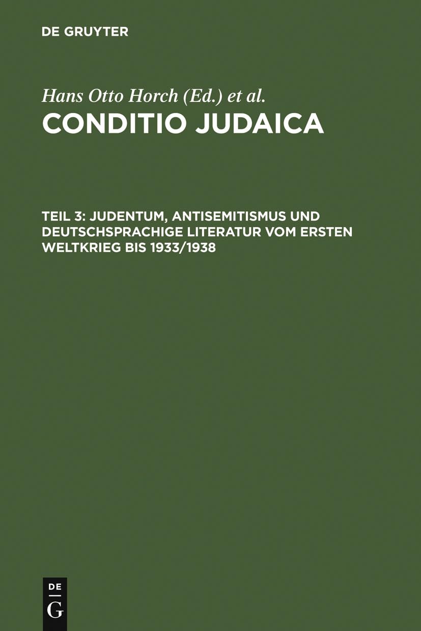 Judentum, Antisemitismus und deutschsprachige Literatur: A Deep Dive