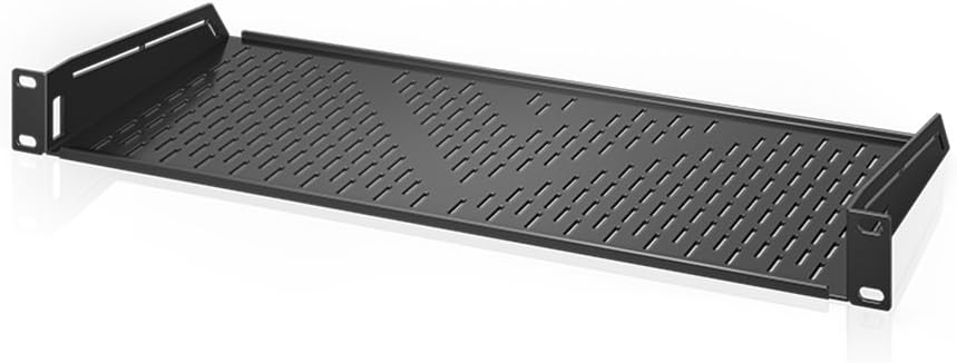 AC Infinity Vented Cantilever 1U Rack Shelf for 19in Equipment