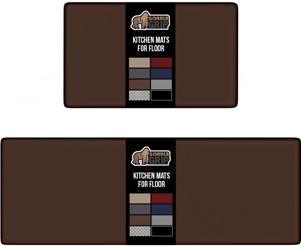 GORILLA GRIP Comfortable Cushioned Kitchen Mats for Floor