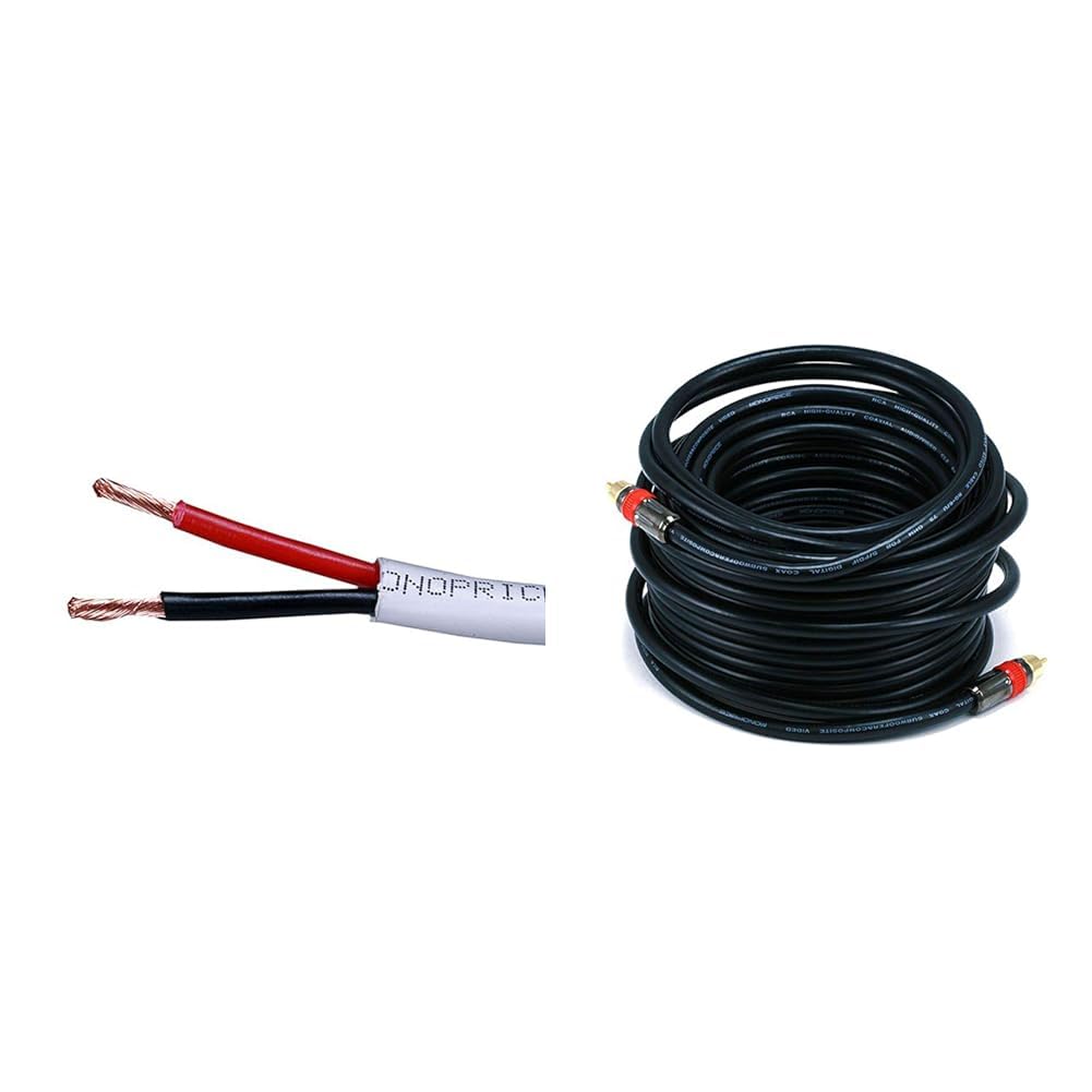 Monoprice 14AWG Speaker Wire and RG6 Coax Cable Bundle Review