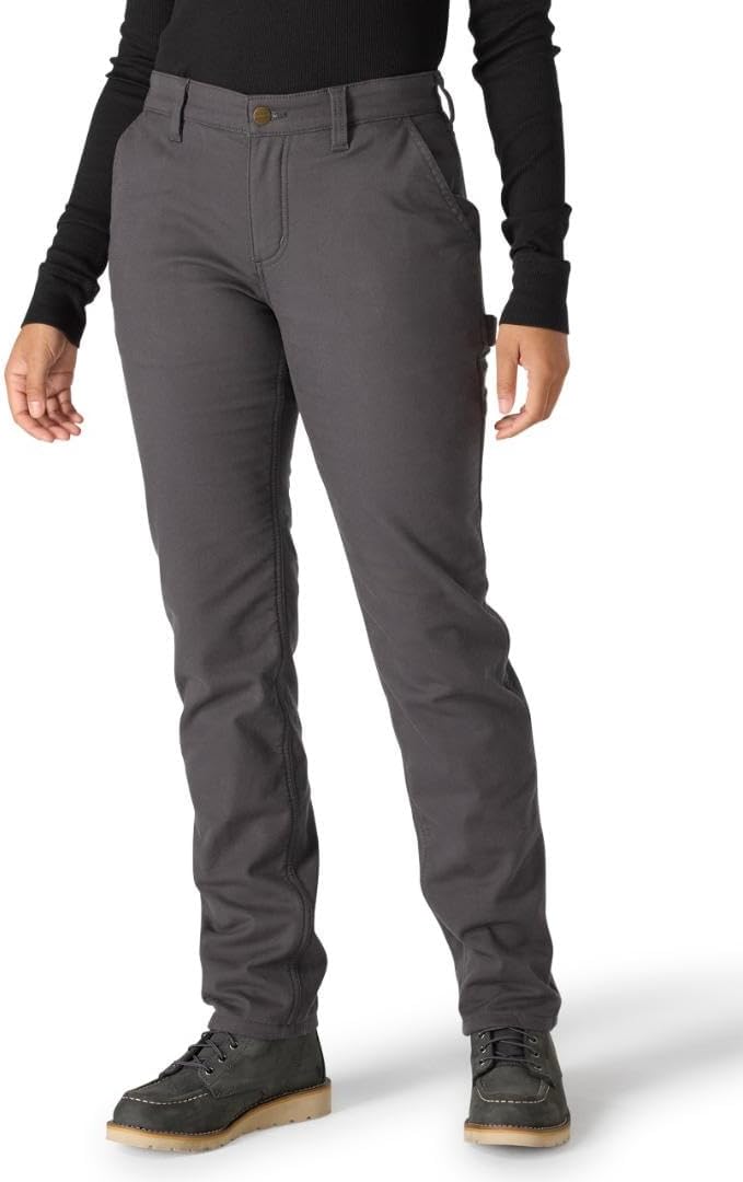Carhartt Women's Essential Lined Canvas Pant for Comfort