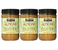 Creamy Almond Butter 3-Pack 81oz Total - Smooth Spread for Toast