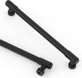 7.5 in Matte Black Cabinet Pulls 10 Pack - Solid Alloy Handles