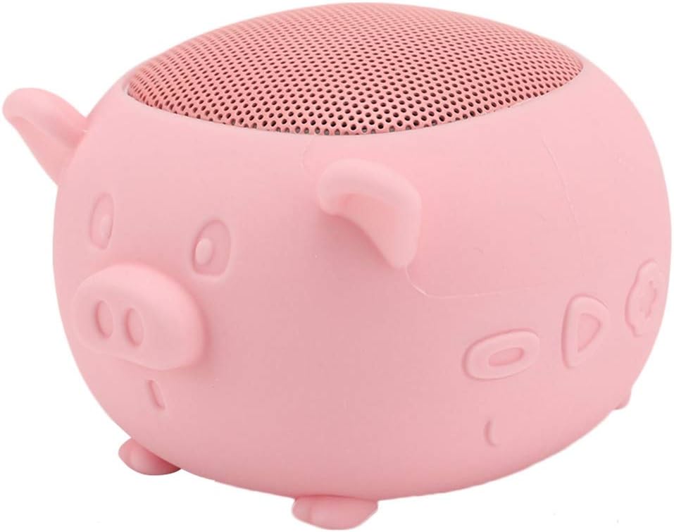 Pink Pig Mini Bluetooth Speaker - Perfect Desk Decor!
