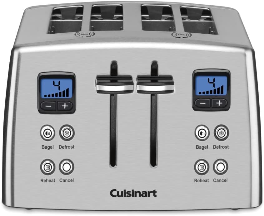 Cuisinart 4 Slice Countdown Motorized Toaster with Extra-Wide Slots
