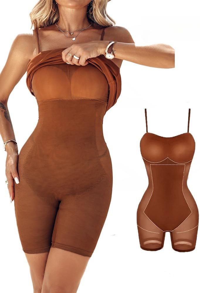 Women Shapewear Dress with Built-in Pads for Elegant Style
