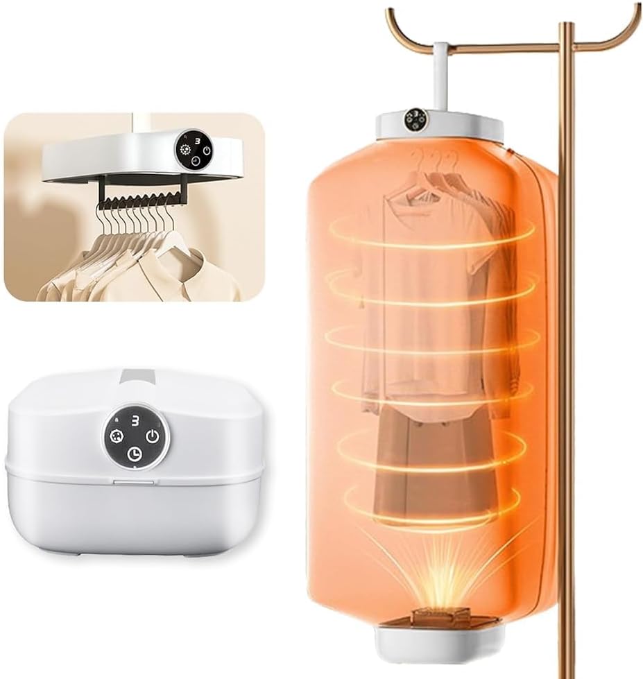 Domigard Portable Mini Dryer - Fast Drying for Light Clothes
