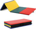 4 Pannel Folding Exercise Mat 8x4 2 in Thick - Portable Gymnastics Mat