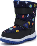 EQUICK Boys Girls Winter Boots Waterproof Lightweight Kid Snow