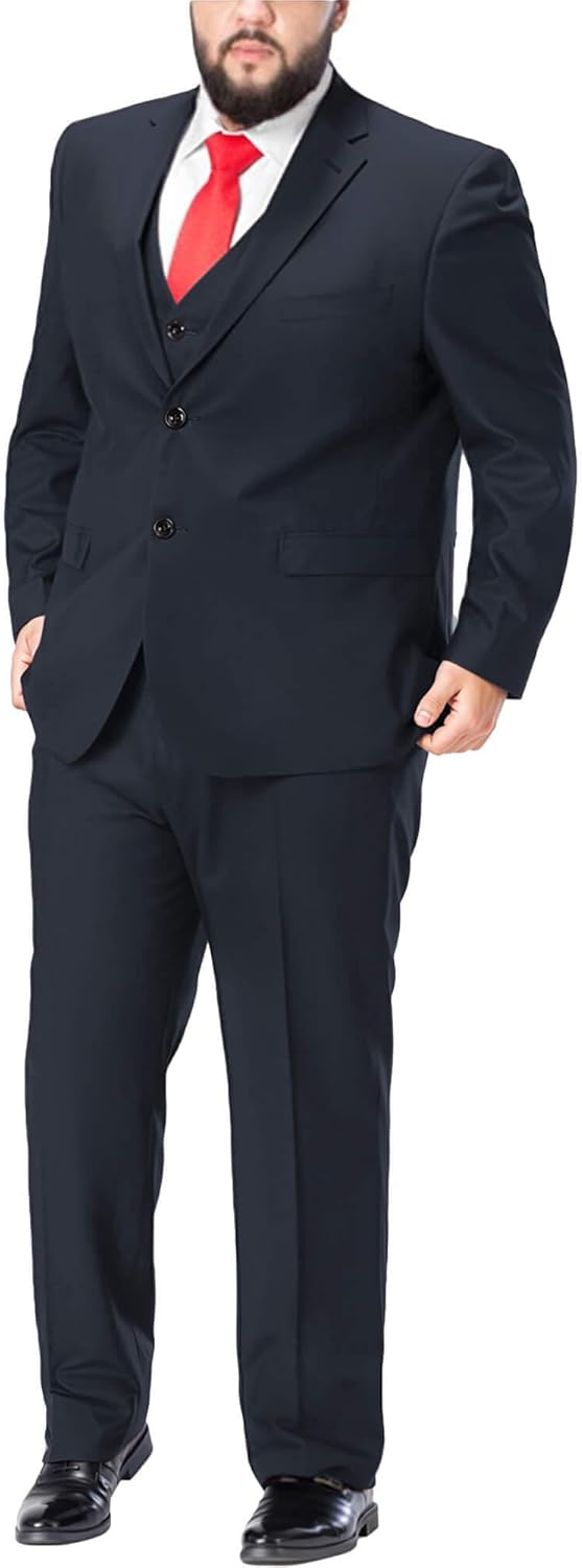 GATMSTZ Men's Formal Big Tall 3 Piece Suit for Every Occasion