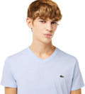 Men's Pima Cotton V-Neck T-Shirt - Soft Breathable Jersey