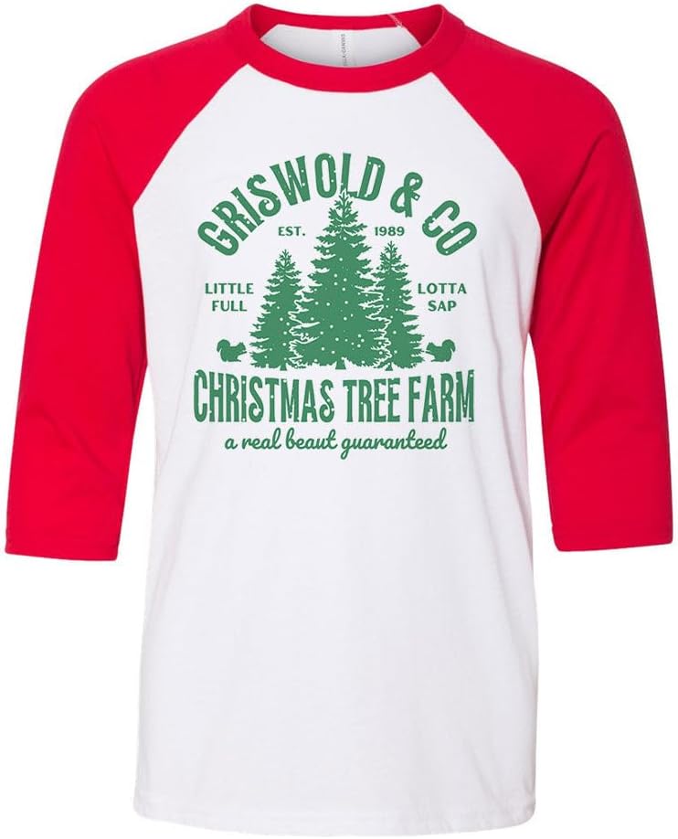 Griswold Christmas Tree Youth Raglan Shirt