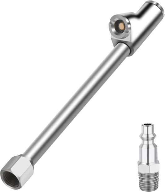 2-Way Closed Tire Chuck: Dual-Head Air Fill Kit