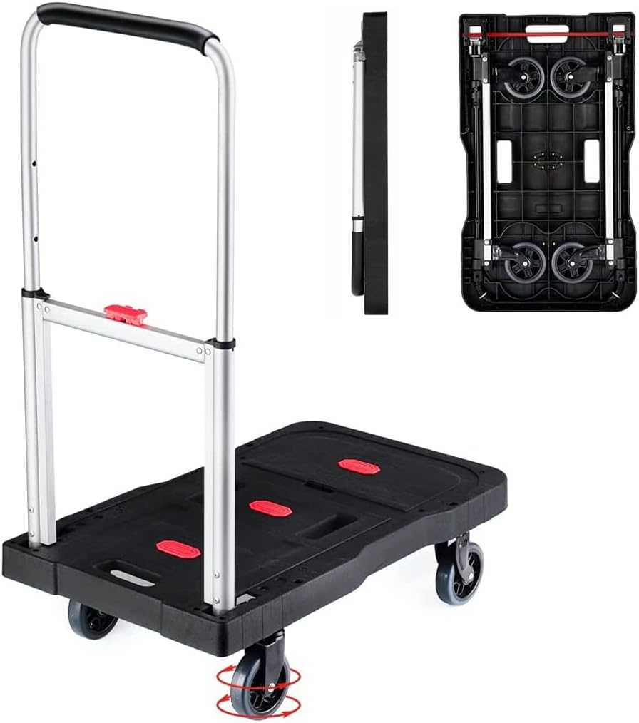 Folding Hand Truck Platform Truck for Heavy Duty Moving Needs