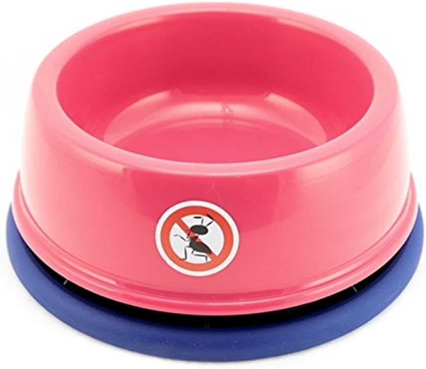 Non-Skid Pet Bowl - DYL Unique Design (Pink, L)