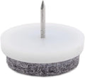 17mm Round Felt Nail-On Furniture Pads 50 Pack - Heavy Duty Floor