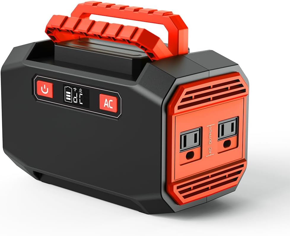 200w Portable Solar Generator with 36000mAh Lithium Battery