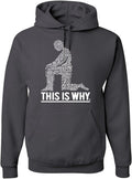 Black Lives Matter Graphic Hoodie Sweatshirt - Comfortable Statement