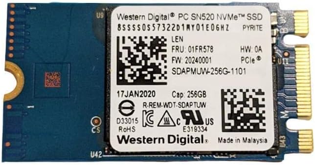 Western Digital CUK WD SN520 256GB M.2 PCIe NVMe SSD Review
