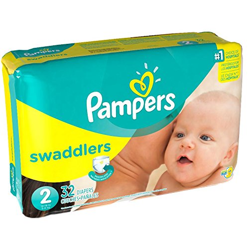 Pampers Swaddlers Diapers - Size 2 for All-Day Comfort!