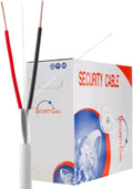 Alarm Wire 22/2 Shielded 500FT Solid Security Cable - Reliable Run