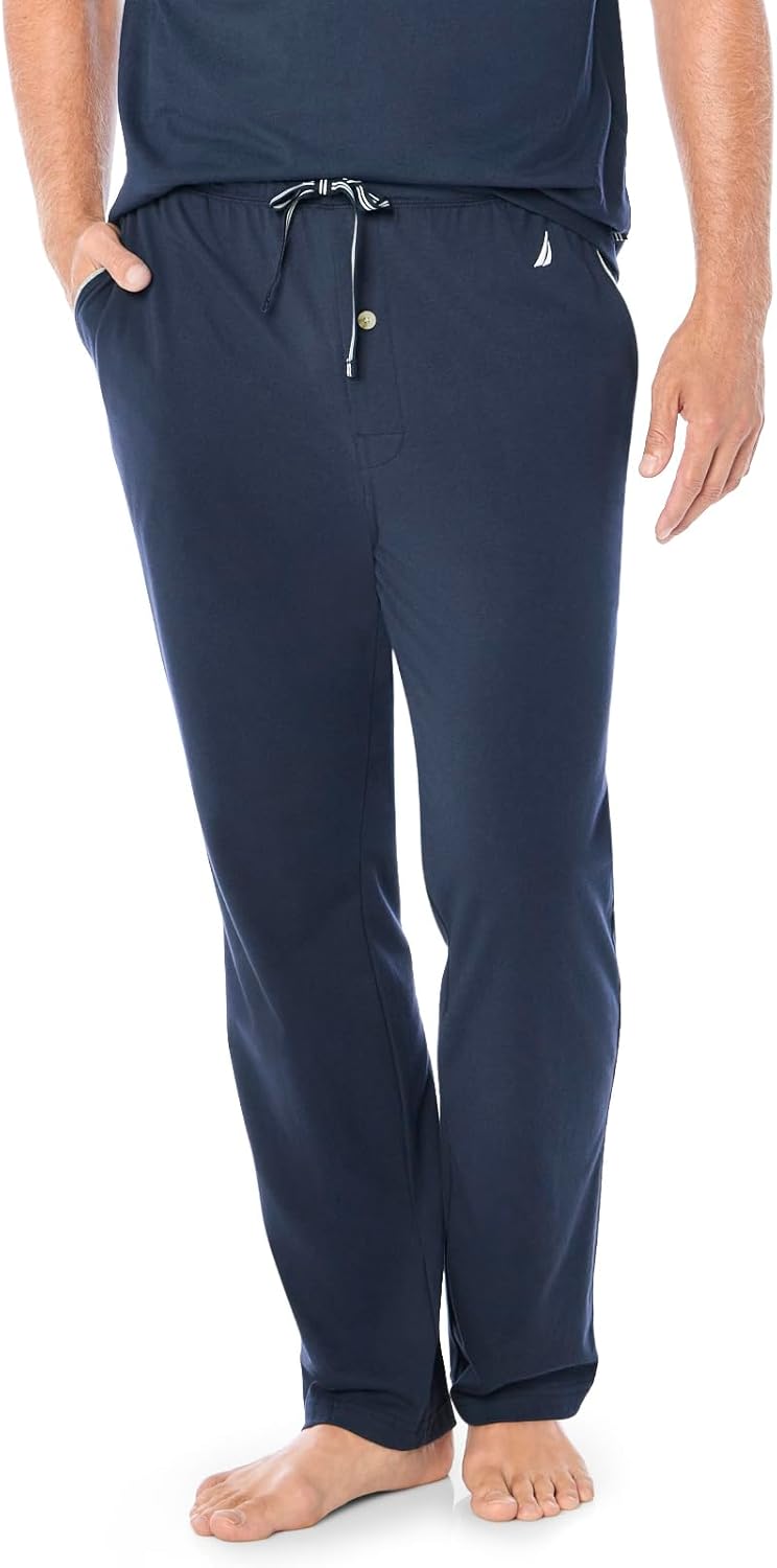 Nautica Men's Soft Knit Sleep Lounge Pant for Ultimate Comfort