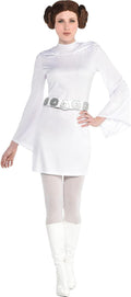 Star Wars Princess Leia Costume for Women - Classic White Mini Dress