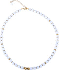 Moonstone & Yellow Hematite Necklace - Natural Gemstone Jewelry