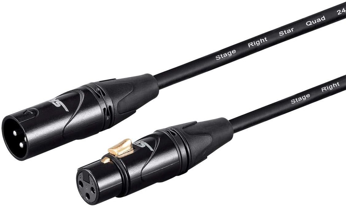 Monoprice Starquad XLR Male to Female Microphone Cable - 50 Feet