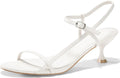 Womens Strappy Kitten Heels Open Toe Sandals - Low 2.28in