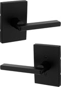 Kwikset Halifax Interior Passage Door Handle Lever - Matte Black