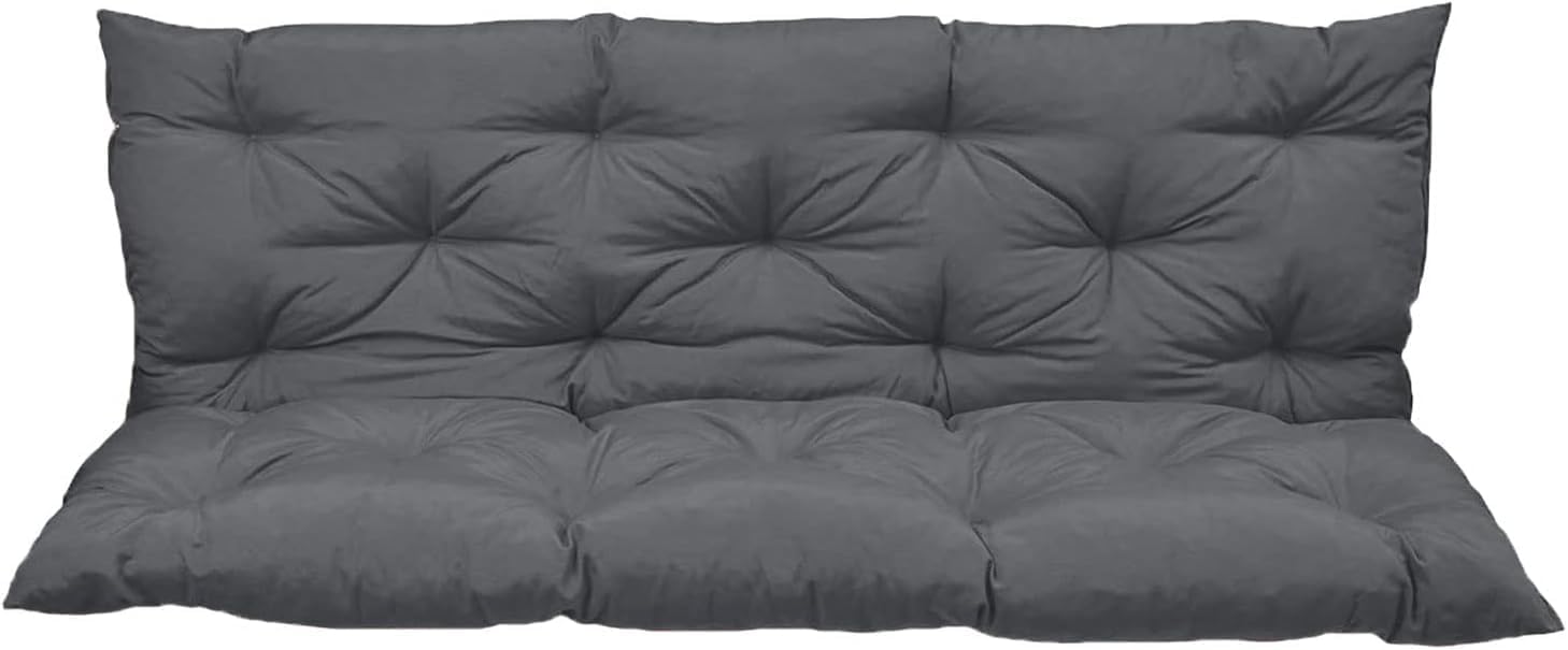 Outdoor Swing Cushion with Backrest for Comfortable Seating