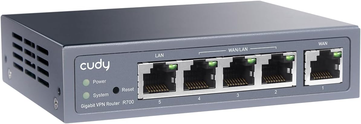 Cudy New Gigabit Multi-WAN VPN Router with Load Balancing