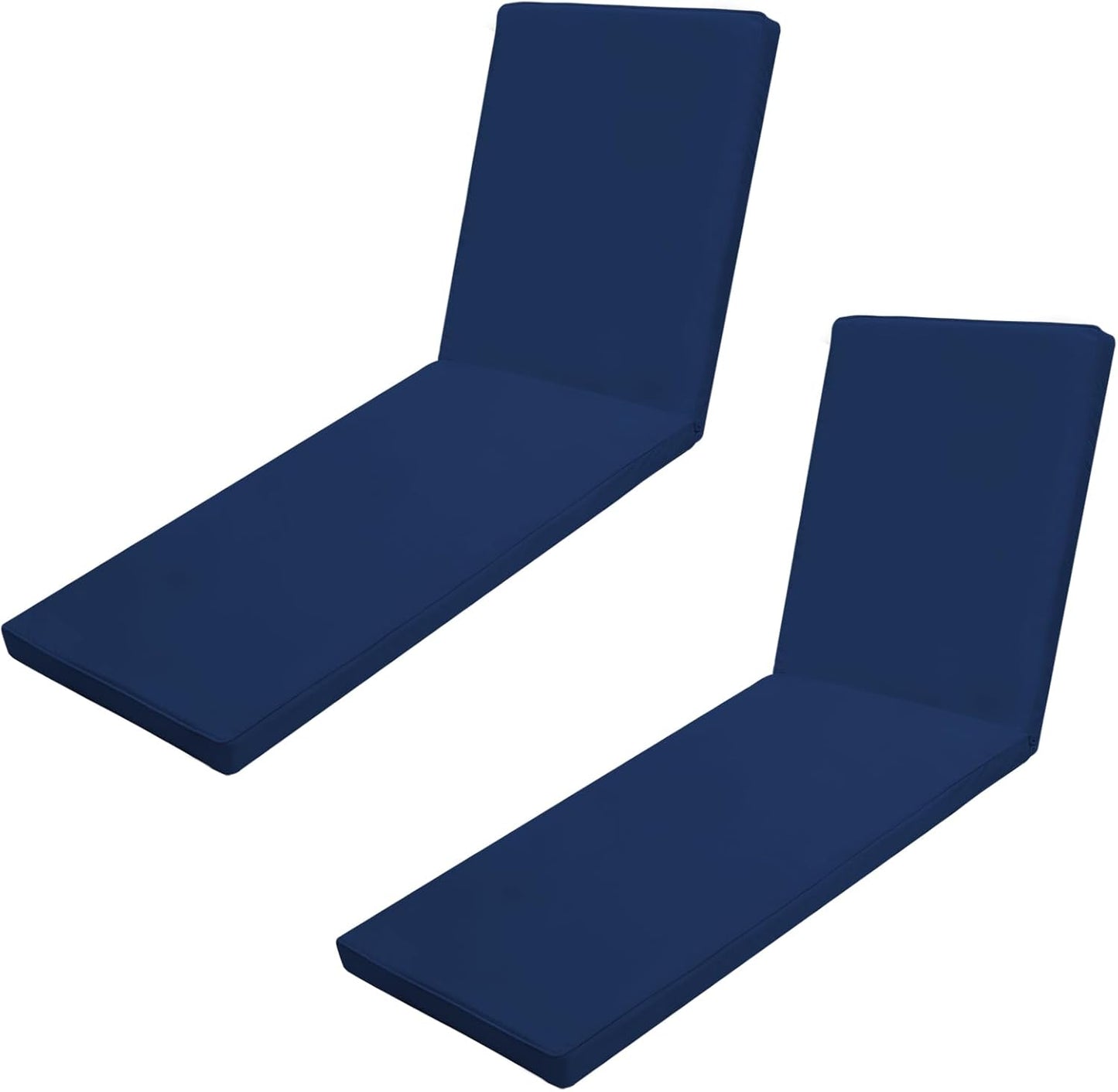 Outdoor Chaise Lounge Cushions Set of 2 for Patio Comfort