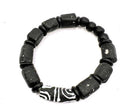 Ghanaian Handmade Powder Glass Trade Bead Bracelet - Ethical Craft old