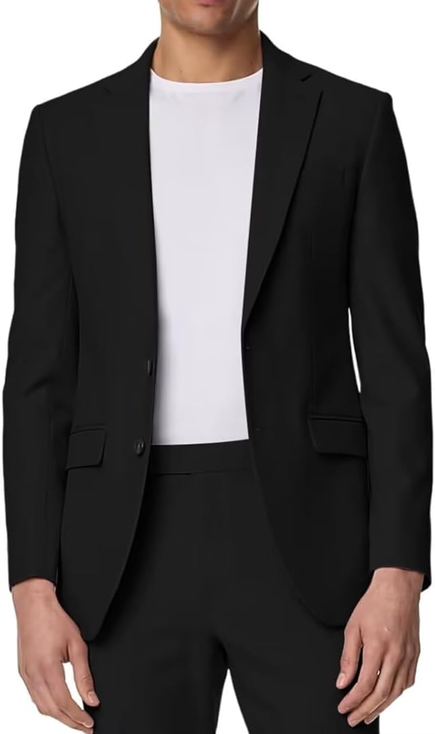 Mens Suit Slim Fit 2 Piece Tuxedo for Weddings and Prom Events