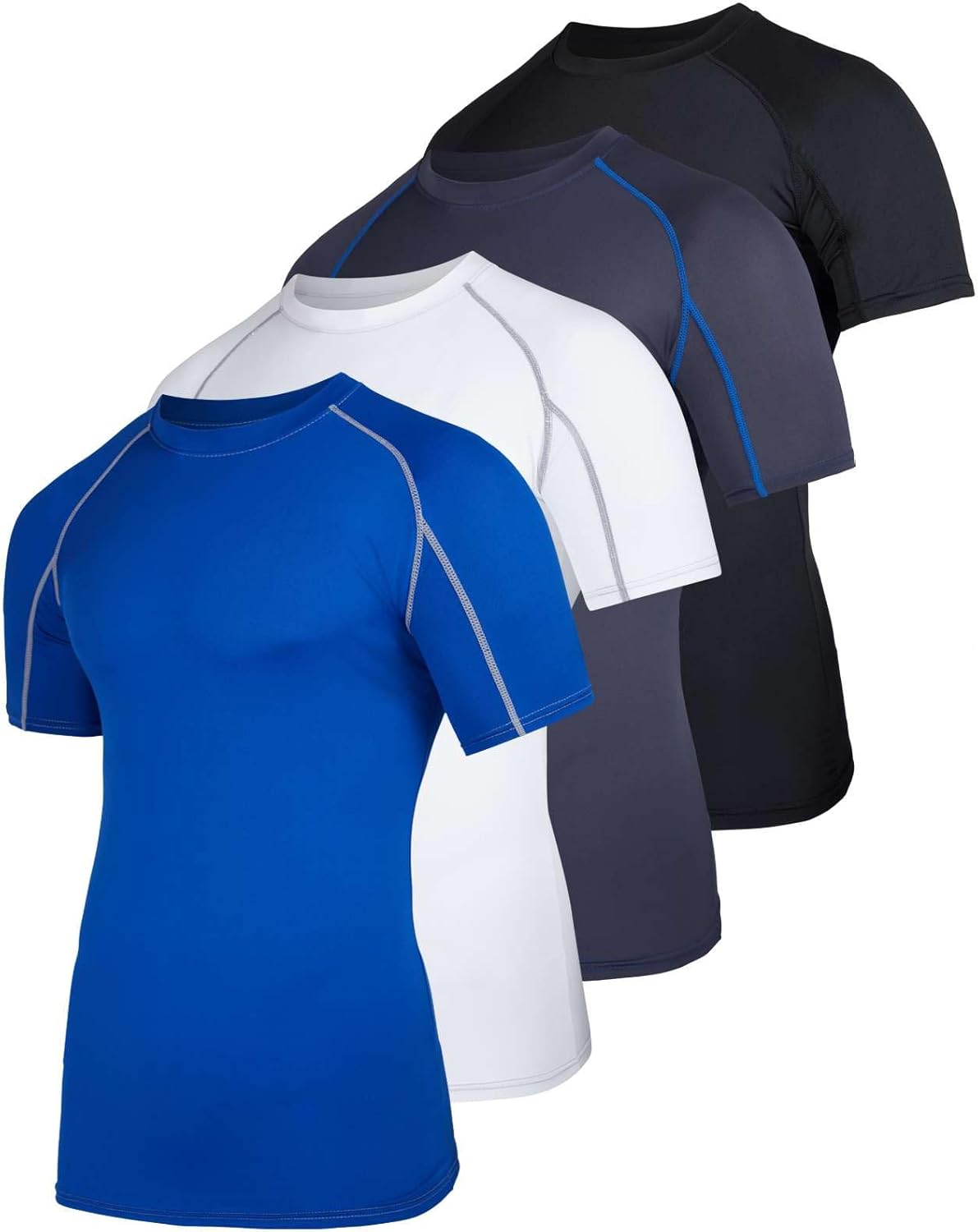 Men's Short Sleeve Compression T-Shirt Base Layer for Athletes