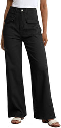 Dokotoo Womens Cargo Pants Wide Leg High Waist Casual Pants