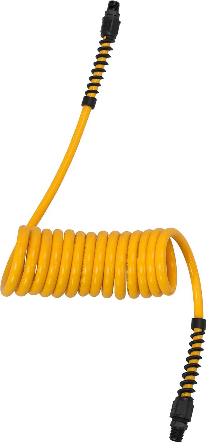 DEWALT 1/4 x 10ft Recoil Hose - Flexibility & Durability!