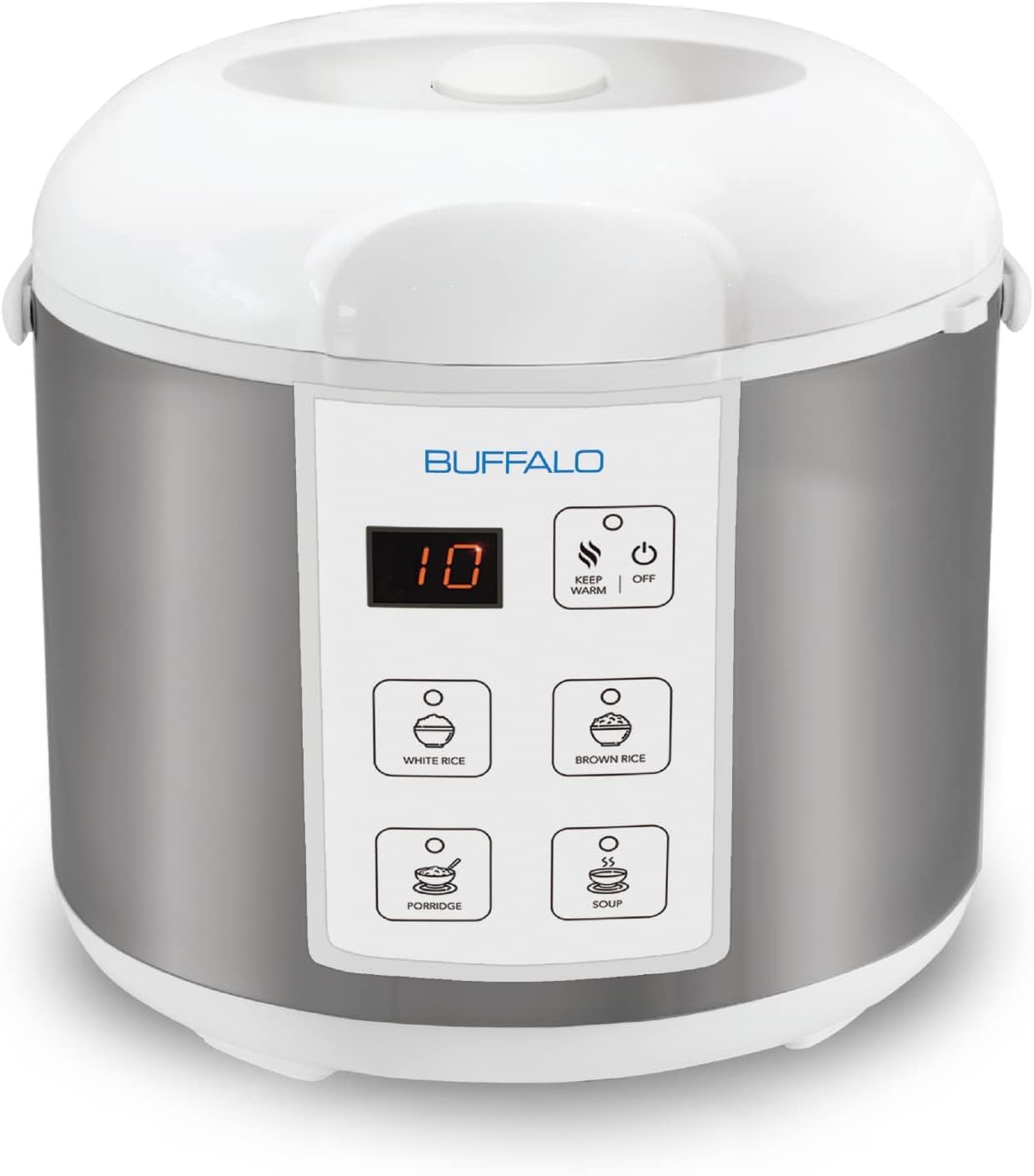 Buffalo Classic Rice Cooker - Perfect for White and Brown Rice
