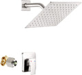 Brushed Nickel Shower Faucet Single Function Trim Kit - Durable