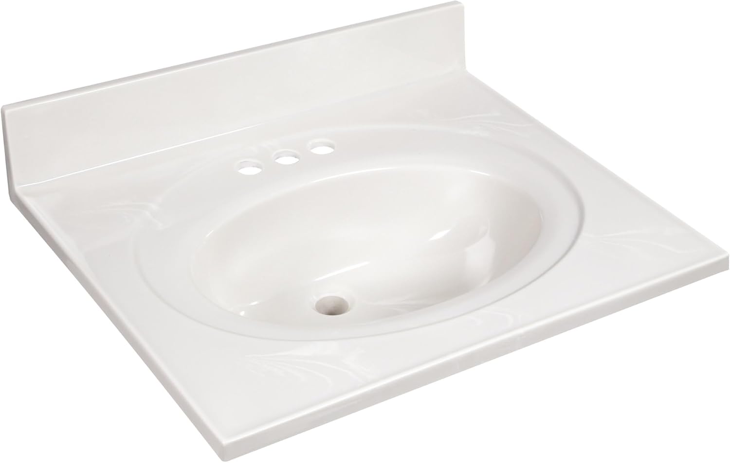 Design House Cultured Marble Vanity Top with Integrated Sink