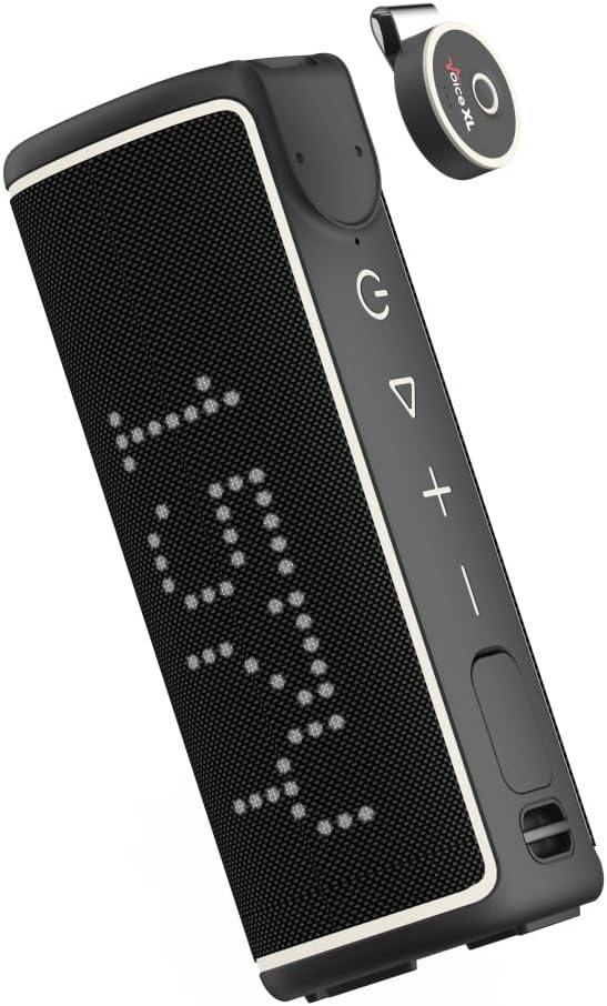 GOLFBUDDY Voice XL Magnetic Speaker - Rich Sound, Distances Visible, 10H Battery