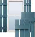 12in x 67in Board-n-Batten Vinyl Shutters Pair - Easy Install