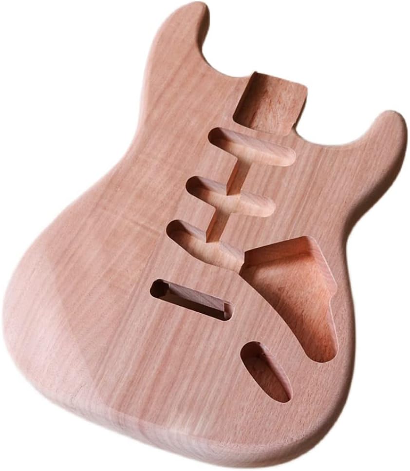 DIY Unfinished Mahogany Strat Body Upgrade